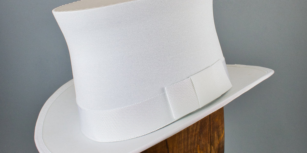 Satin store top hat