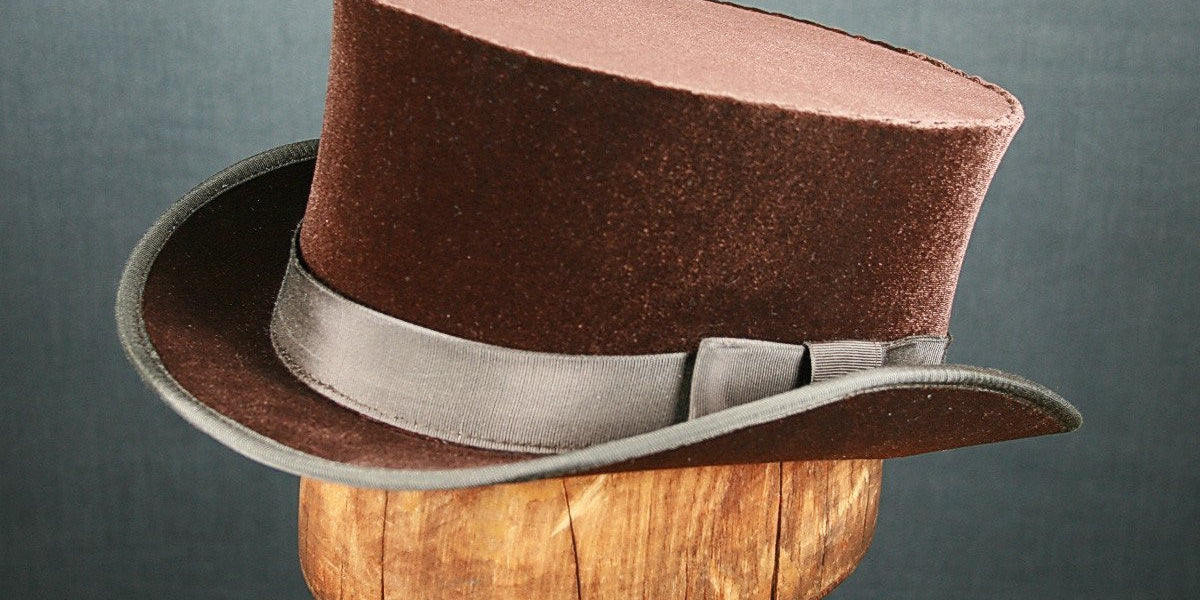 Brown tall top sales hat