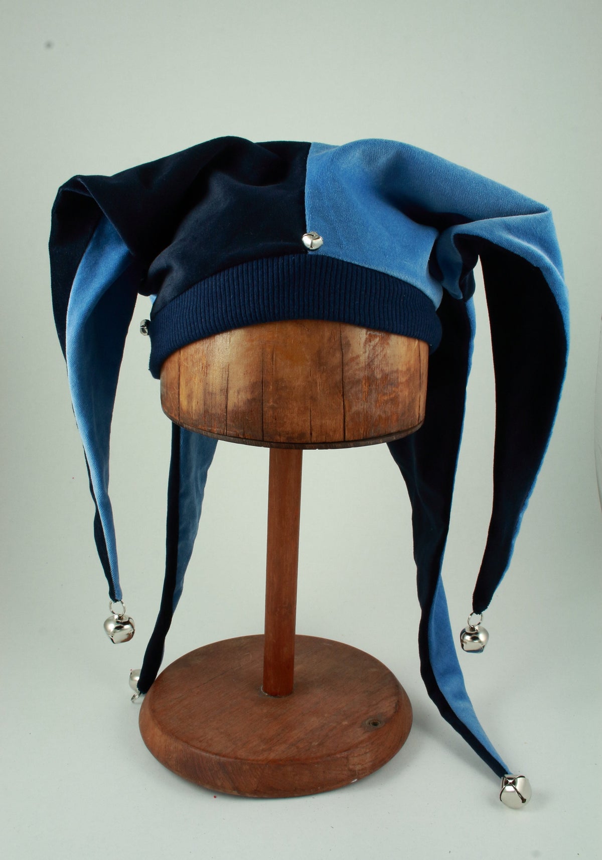 Jester Hat - Navy / Light Blue – Tall Toad